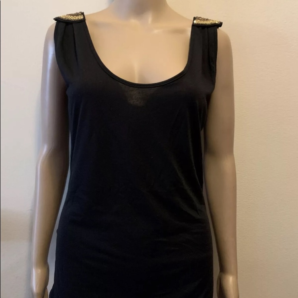 NEW! $54 Kardashian Kollection Bling Shoulder Tank